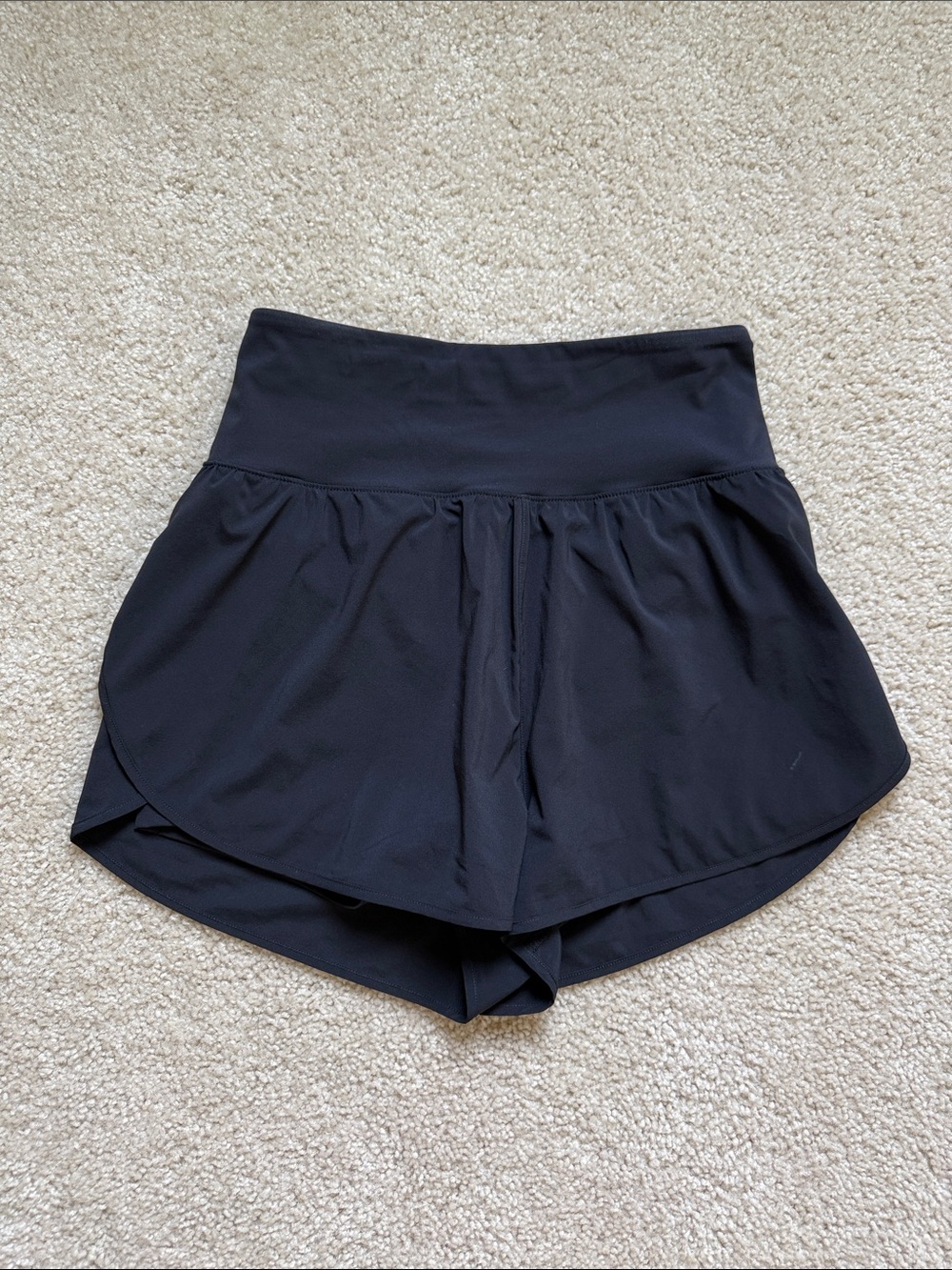 Wilson Black Women's Athletic Skort-Style Running Shorts